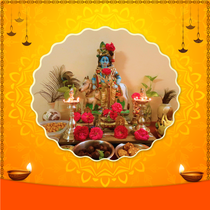 Janmashtami Puja Offline